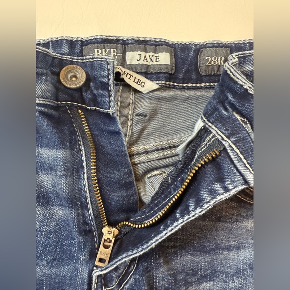 BKE Buckle men’s straight leg Jake denim jeans size 28R (bin FF) - Picture 9 of 9